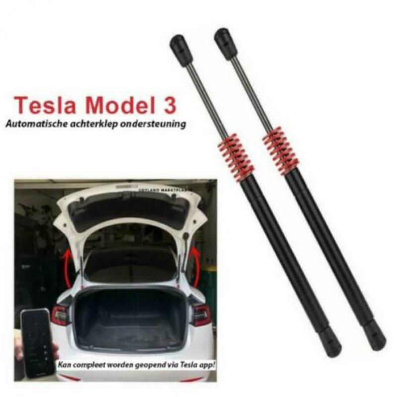 Tesla model 3 Automatische Kofferbak vering?