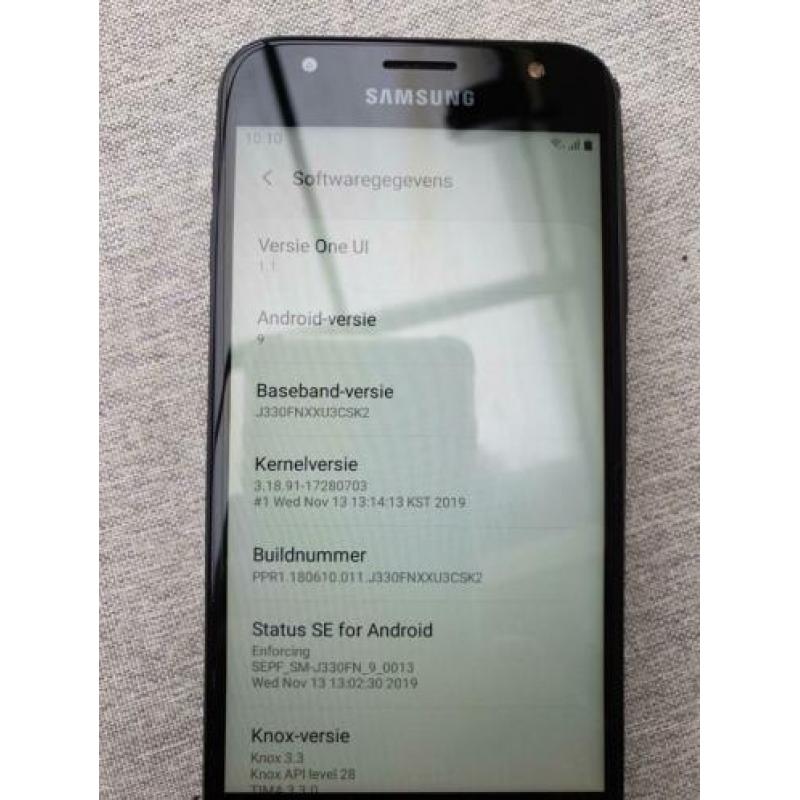 Nette zwarte Samsung Galaxy J3 2017 met 16 GB opslag