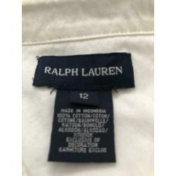 Ralph Lauren witte blouse voor meisjes maat 152