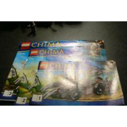 Te koop: Lego Chima Worriz strijdperk 70009 met boekjes