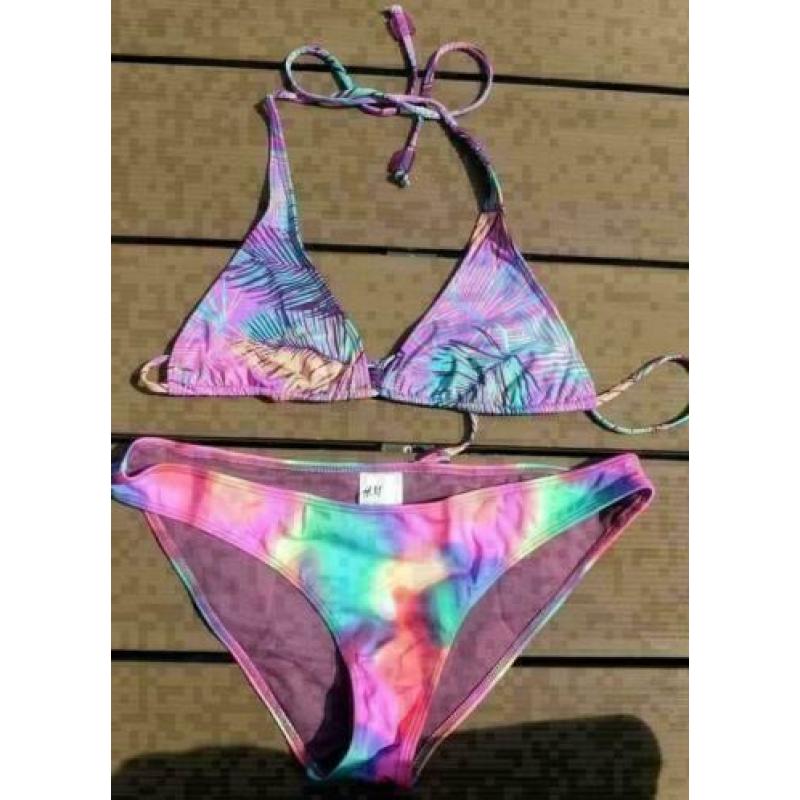 H&M fluor kleurtjes bikini mt 40