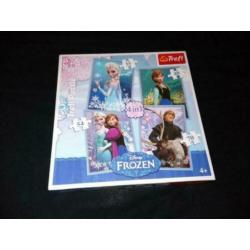 Disney Frozen 4 in 1 puzzel, 70,52,48,, 35 stukjes ZGAN