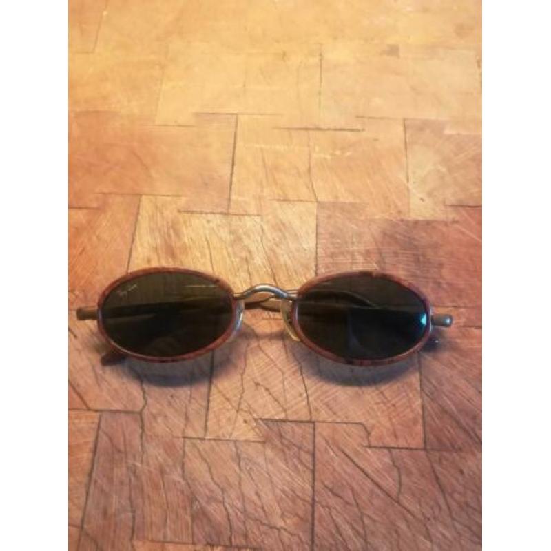 Vintage Ray Ban W2952 oval brown tortoise