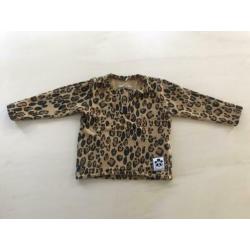Mini rodini shirt leopard 68-74