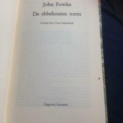 John Fowles: De Ebbehouten toren (1985, Marmerboeken)
