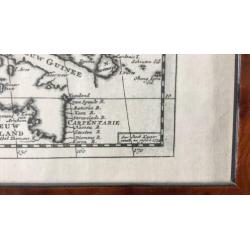 Landkaart uit 1733 van Azië