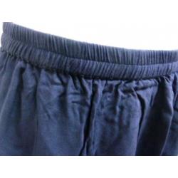 Donkerblauw lange rok, split, elastisch taille XL Vero Moda
