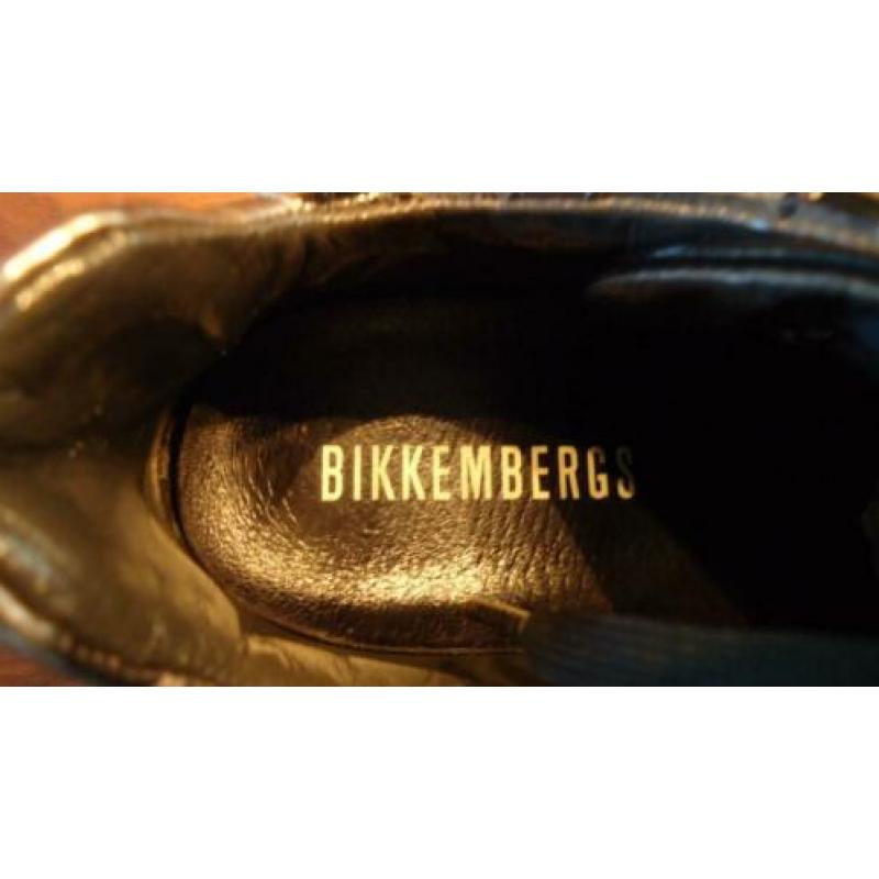 Bikkembergs sneakers zwart met lak maat 38