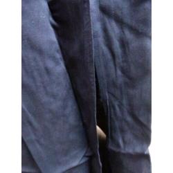 Donkerblauw lange rok, split, elastisch taille XL Vero Moda