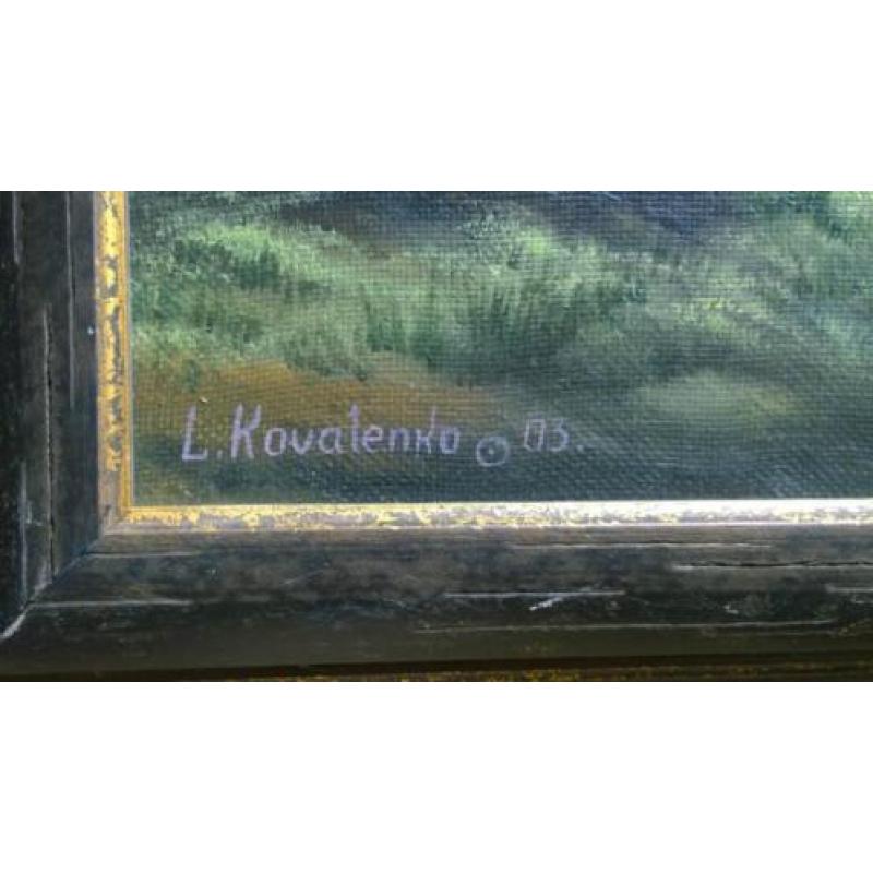Kovalenko 50x70 cm. olieverf op canvas 2003 - ingelijst