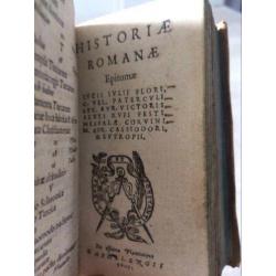 1607 Historiae Romanae Auteur vol met prenten