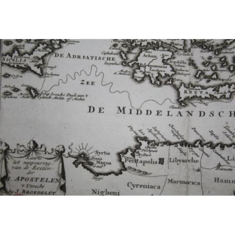 J. Plevier - Handelingen, dl 4 (1734, perkament + landkaart)