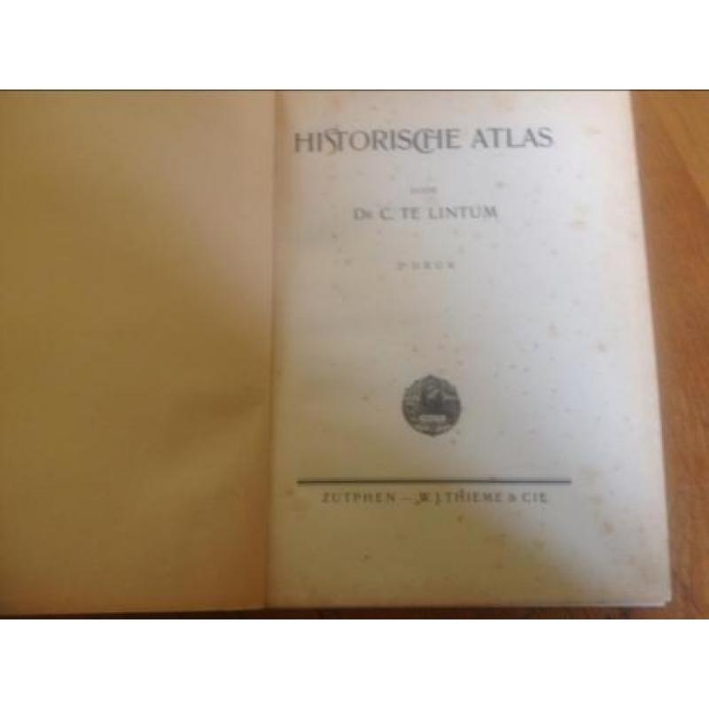 Historische atlas van Dr.TE LINTUM.