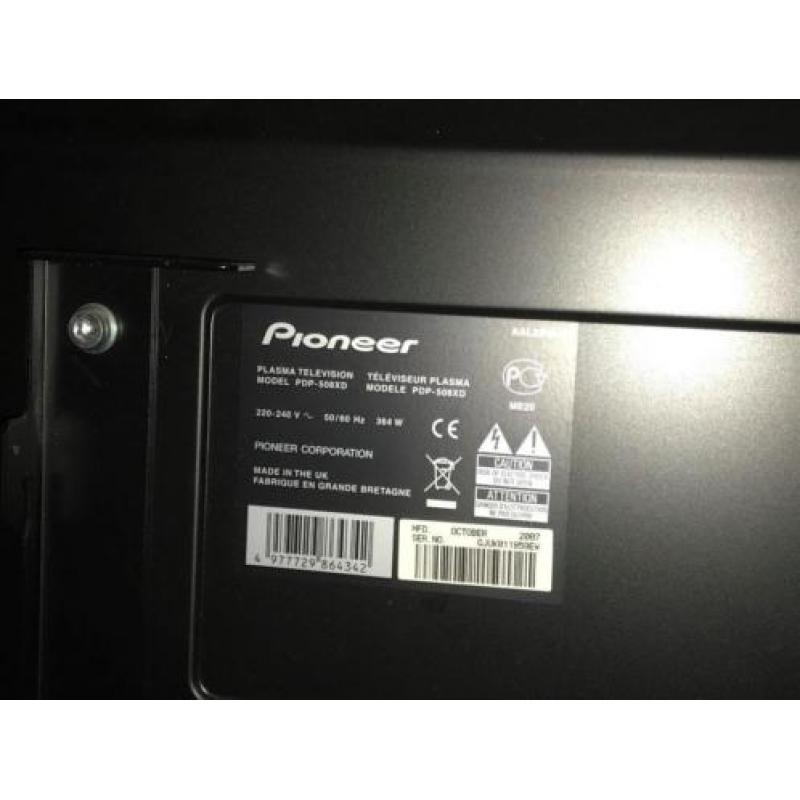 'Pioneer kuro plasma pdp-508xd,originele muurbeugel/speaker