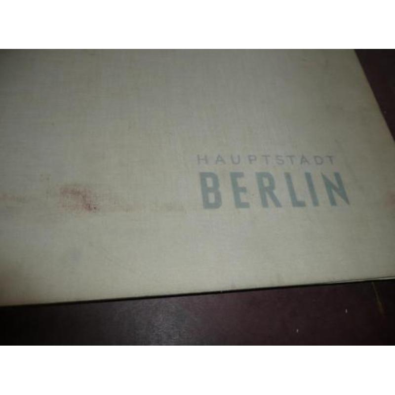 17 boeken + kaart Berlin- Berlijn (der mauer) Planungsgrundl