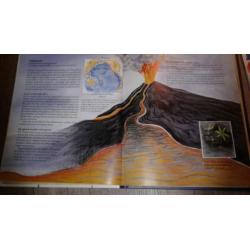 Boek stenen, vulkanen, fossielen geologie voor kinderen