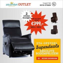 Sta Op Stoel Electrische Leer Nieuw relaxstoel bruin VA €295