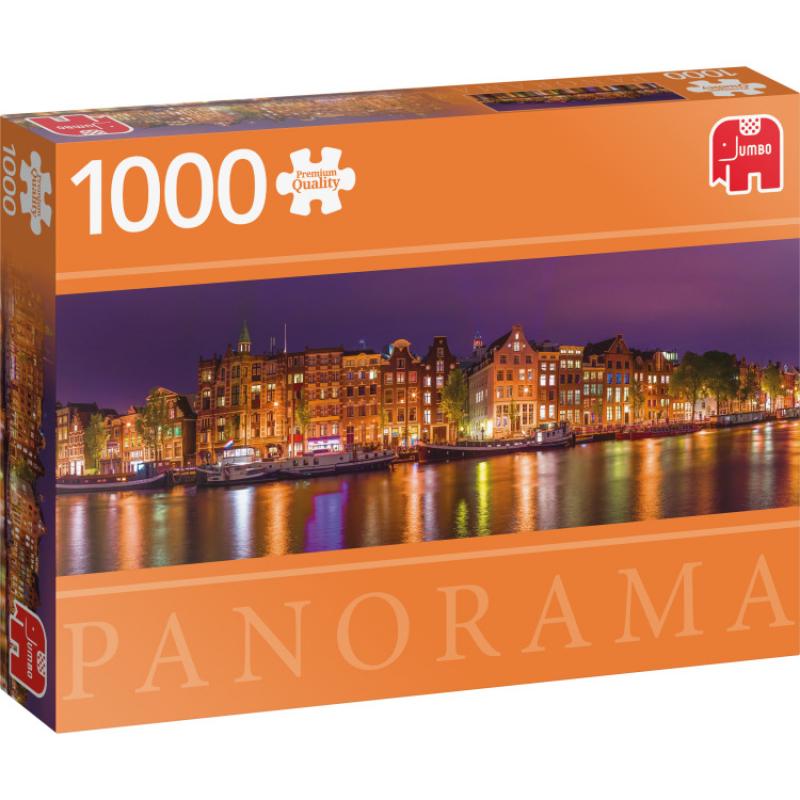 Amsterdam Skyline panorama puzzel Jumbo Speelgoed