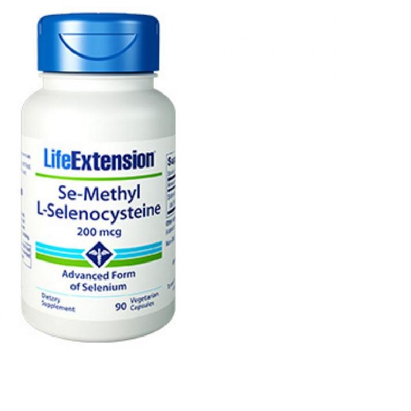 Life Extension Se Methyl L Selenocysteine 200 mcg 90 vegetarian capsules Life Extension
