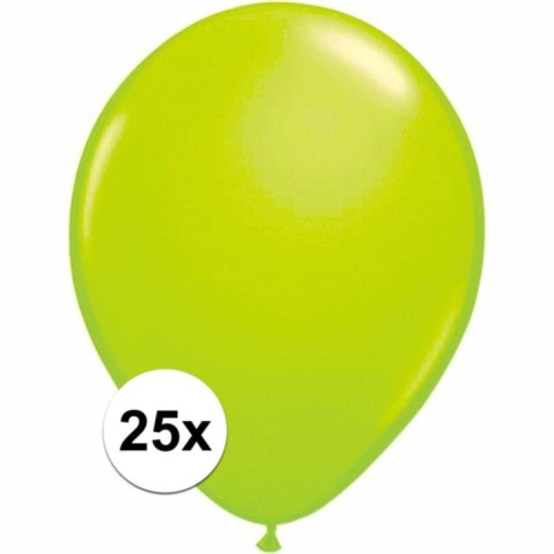 Groene ballonnetjes 25 stuks Shoppartners Premier