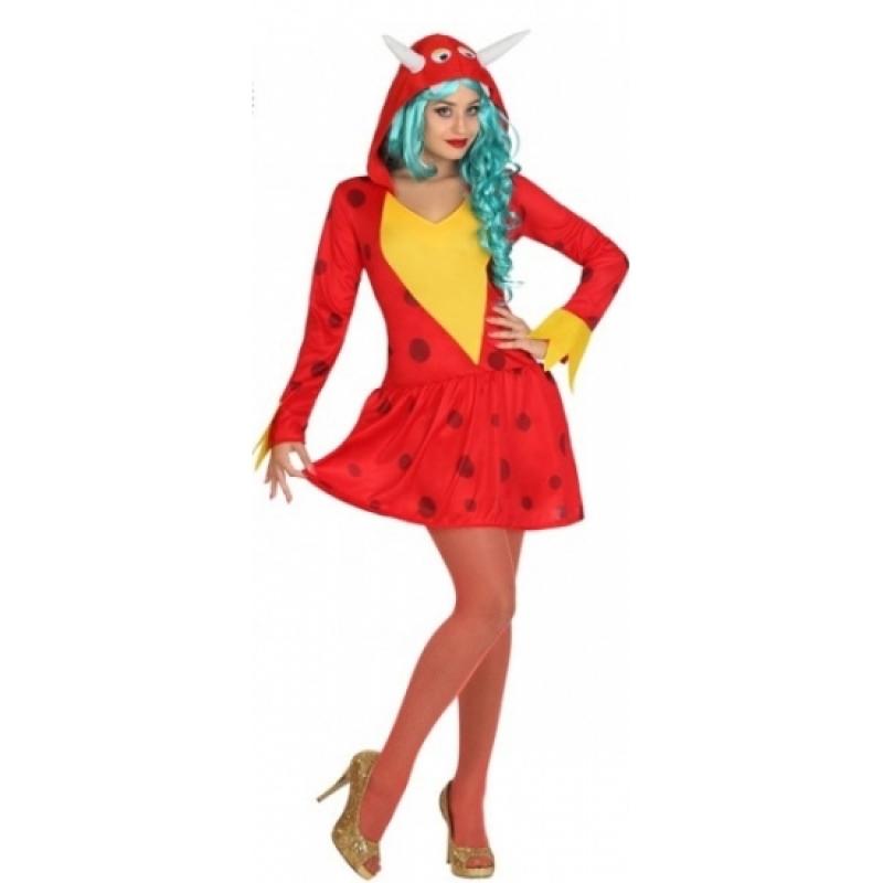 Dierenpakken Carnavalskostuum winkel Rode draak kostuum voor dames