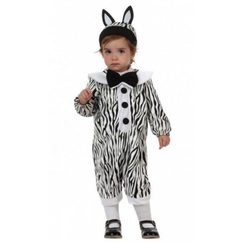 Carnavalskostuum winkel Zebra dierenpakje voor babies Dierenpakken